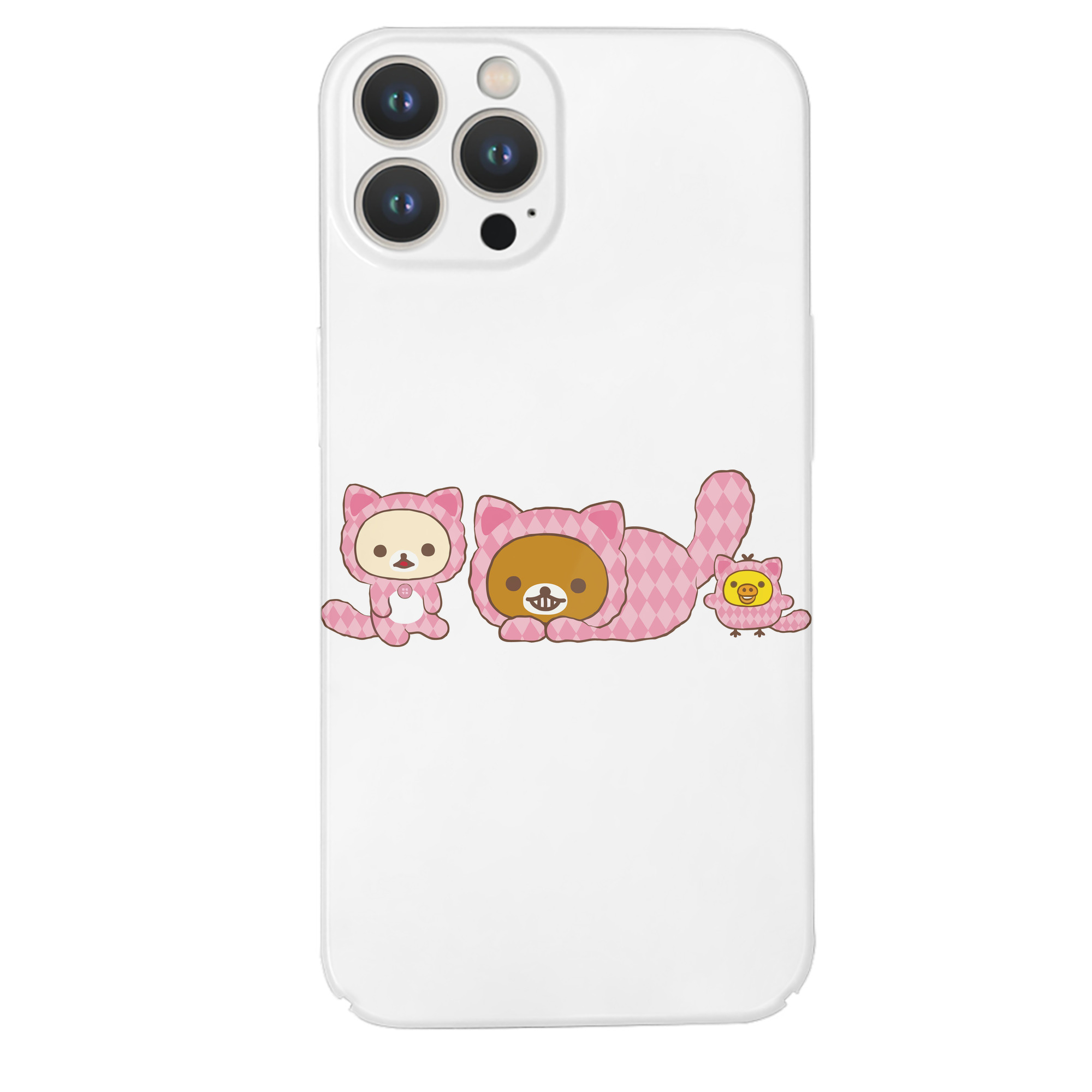 （画像用） リラックマ リラックマ キイロイトリ Rilakkuma Korilakkuma Kiiroitori 【iPhone 14シリーズ対応】ハードケース